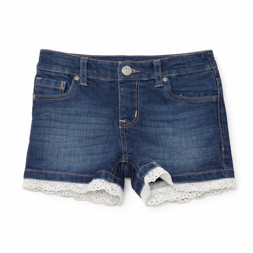 NWT OSHKOSH B’GOSH Girl’s Toddler Dark Wash Jean Shorts Size 3T
